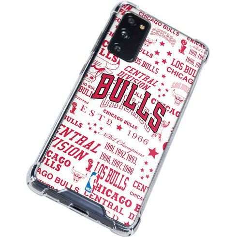 NBA Chicago Bulls Historic Blast Galaxy S20 FE Clear Case